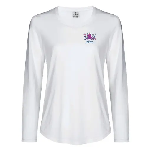 T-SHIRT À MANCHES LONGUES COUPE FEMME MED.PED.